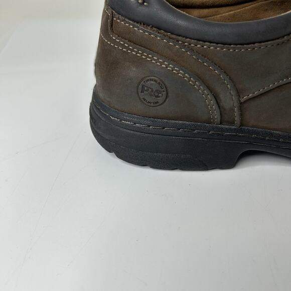Timberland PRO Men's 12 M Branston Alloy Safety Toe Slip-On ESD Brown Moc 91694 - Picture 5 of 10